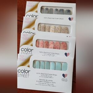 Color Street Nail Polish Strips 4 Sets